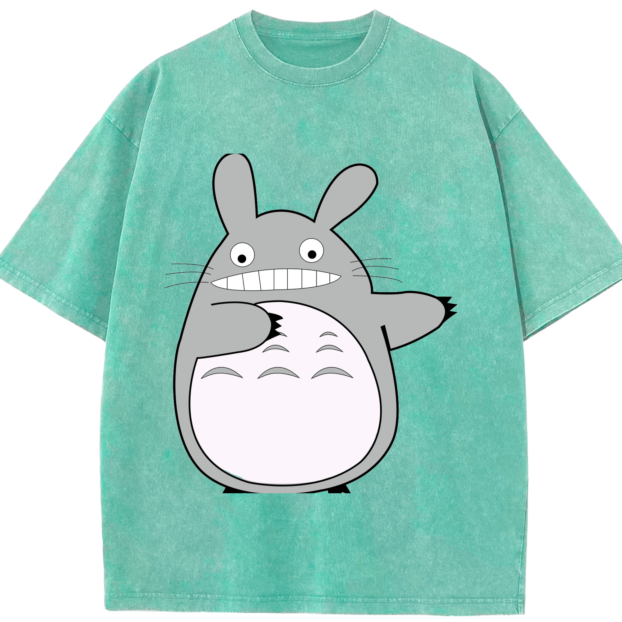 （画像用） となりのトトロ 草壁メイ 草壁サツキ My Neighbor Totoro Satsuki Kusakabe Mei Kusakabe 綿100% ヴィンテージ風 半袖Tシャツ（フロントプリント）